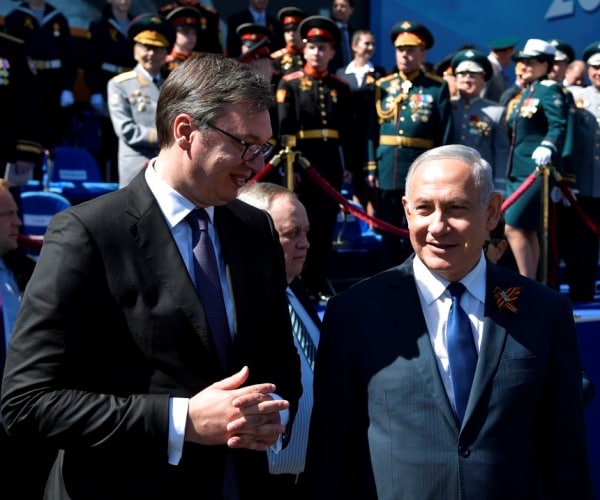alexsandar vucic and benjamin netanyahu