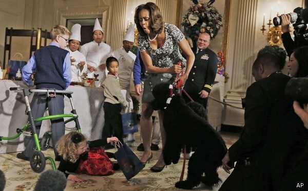 Obama's Dog Knocks Down Toddler, But Girl Is OK