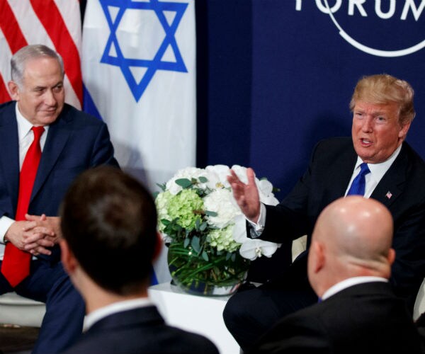 us president donald trump at the world economic forum in davos switzerland 