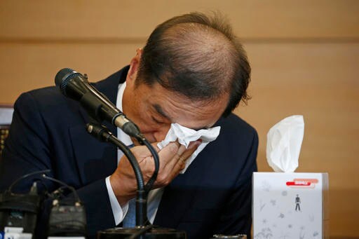 The Latest: Embattled S. Korea President to Address Nation