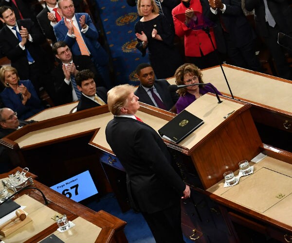 state of the union as given by president trump in early february of last year 