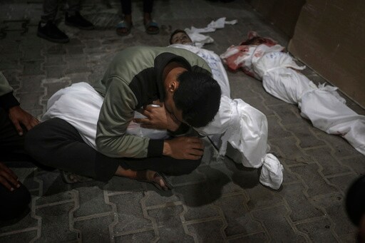Israeli Strikes on Southern Gaza City of Rafah Kill 13, Mostly Children, as US Advances Aid Package