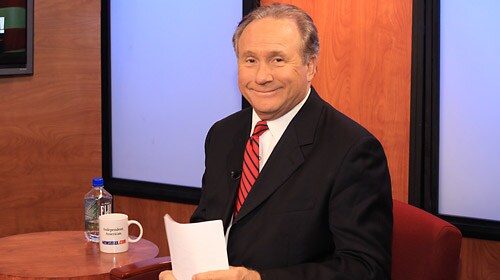 Michael Reagan Prepares for Palin Interview