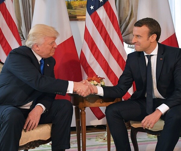 France's Macron on Trump: We're Both 'Mavericks'