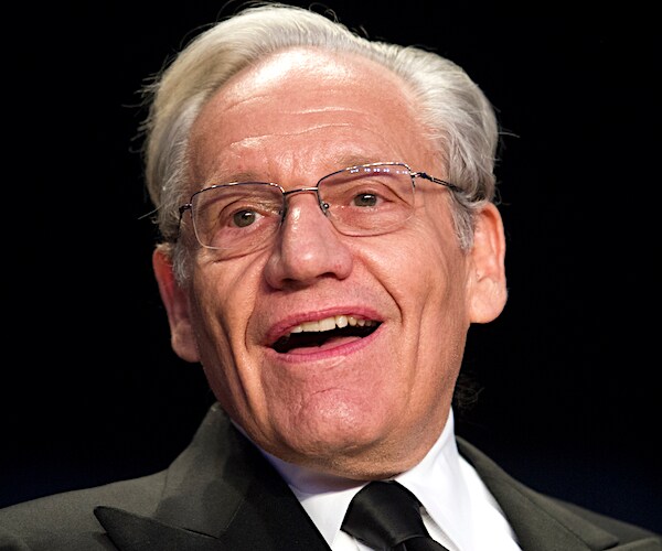 bob woodward smiles during a public appearance
