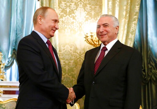 Leaders of Russia, Brazil Agree to Expand Ties