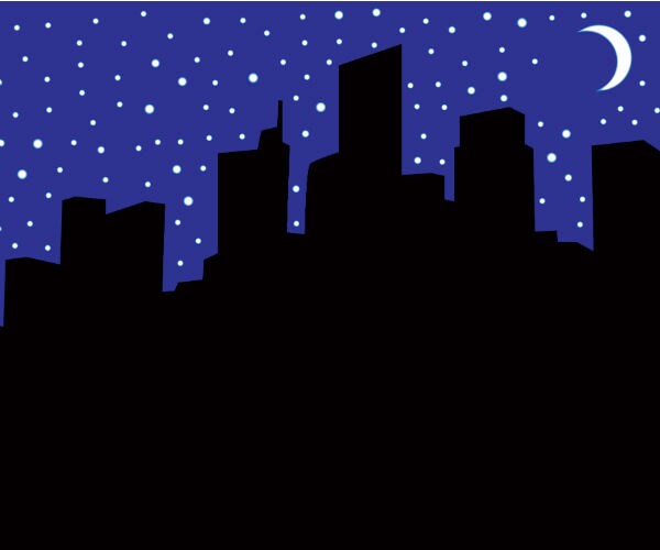 electric power blackout in a big city