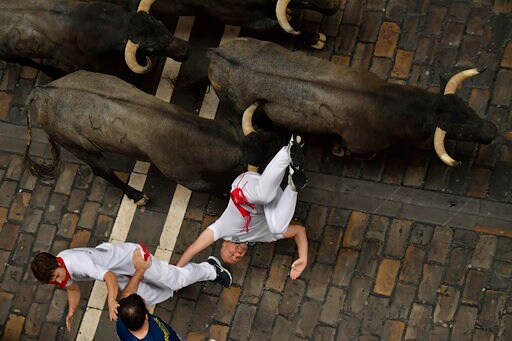 2 Americans Gored in Pamplona's Second Bull Run of 2017