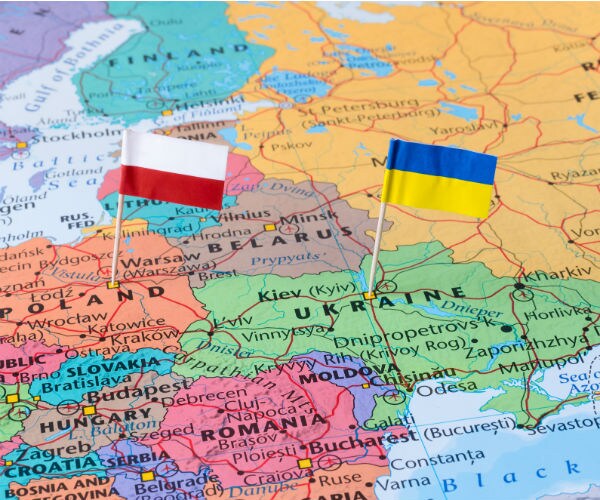 a map showing the ukraine