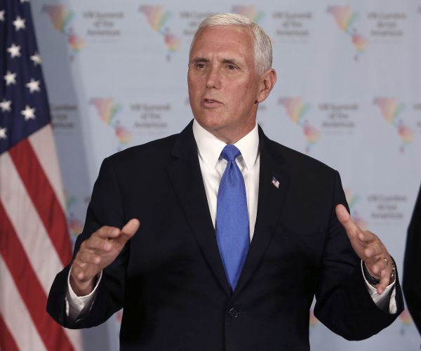 Pence Didn't Talk about Wall with Mexican Leader