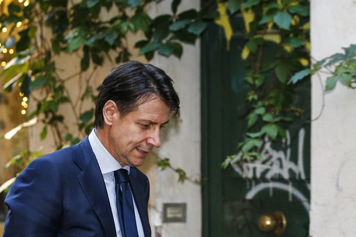 The Latest: Italy: Premier-designate Says he Made Big Effort