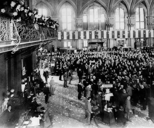 NYSE vintage photograph