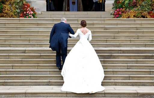 The Latest: Princess Eugenie Marries at Windsor Castle