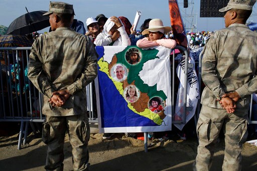 The Latest: Pope Francis Consoles Peruvians Hit by Floods