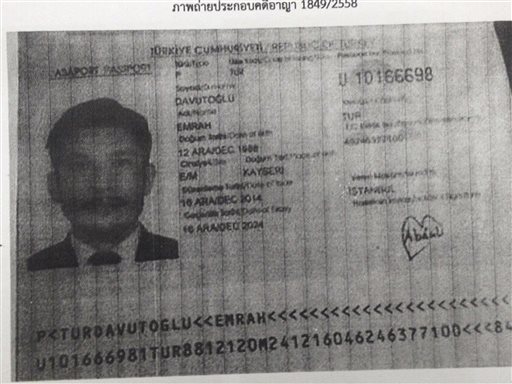 Turkey Skeptical Bangkok Bomb Suspects Are Turks