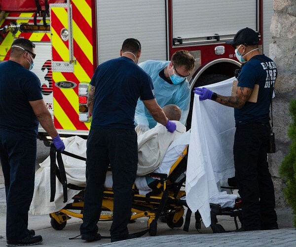 patient gets picked  up by ems