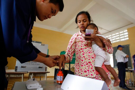 The Latest: Cambodia's Hun Sen gains Expected Election Win
