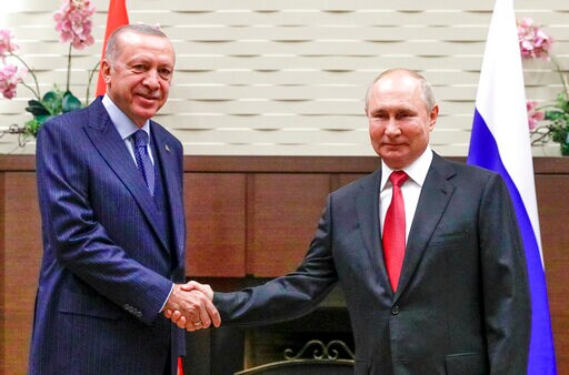 Putin, Erdogan sit Down for Talks on War-torn Syria