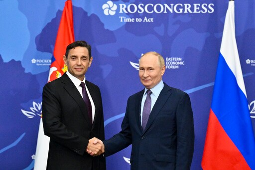 US-sanctioned Serbia Official Meets Putin, Says Belgrade Is an Ally and Won't Join Western Penalties