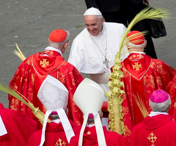 Pope Blesses Palm Fronds, Olive Branches as Holy Week Begins