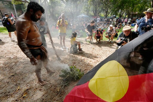 Australians Protest British Colonization on a National Holiday Some Mark as 'Invasion Day'