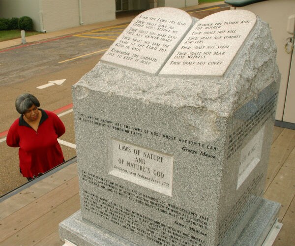 ten commandments monument longview texas