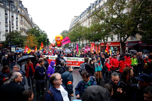 French Train Strike Aimed at Macron's Pension Overhaul