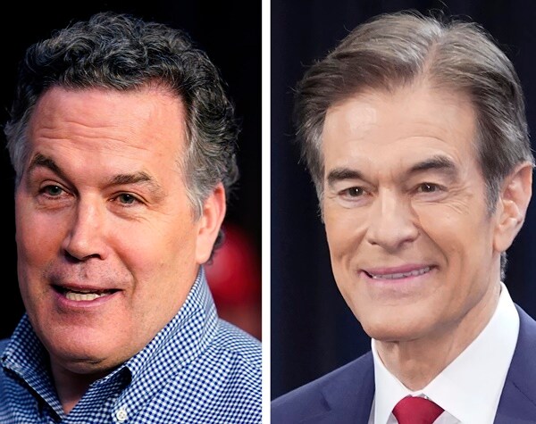 David McCormick and Mehmet Oz