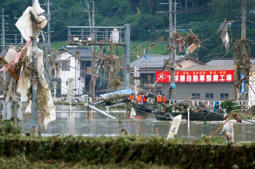 Japan Floods Leave Some 20 Dead, Many in Nursing Homes