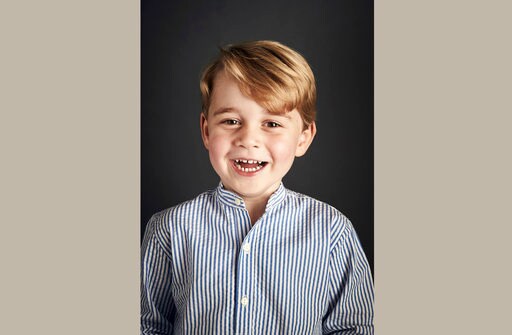 UK Palace Releases Prince George's 4th Birthday Portrait