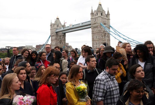 The Latest: Area around London Bridge Remains Cordoned off