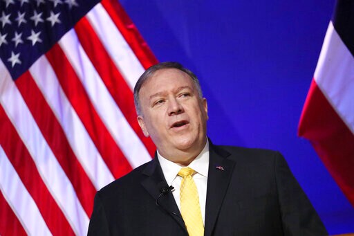 Pompeo Takes Aim at China after Trump Tariff Hit