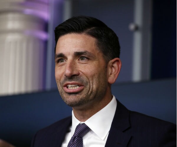 chad wolf is shown at the white house