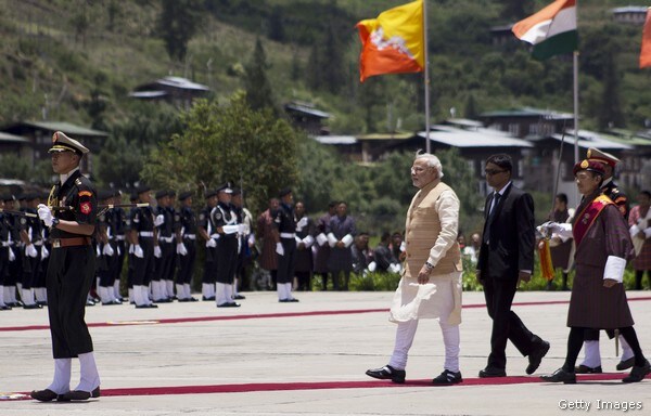 India's Modi Arrives in Bhutan to Woo Neighbors