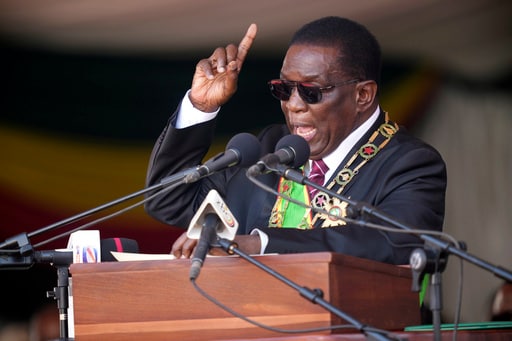 Zimbabwean President at His Inauguration Says the Disputed Election Reveals a 'mature Democracy'
