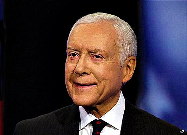 Hatch Supports Civil Unions With Rights of 'Traditional Marriage'