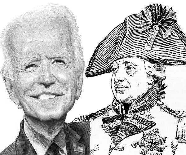 Is Joe Biden Mad King George's Descendant?