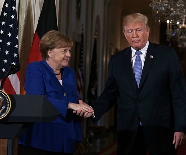 Trump Shows Merkel and Macron That Europe's Clout Is Dwindling