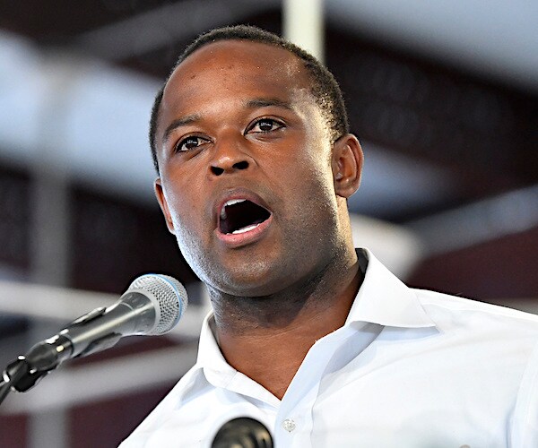 Kentucky Republican candidate for Attorney General Daniel Cameron speaks during a campaign rally