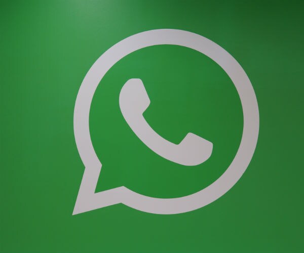 whatsapp logo shown