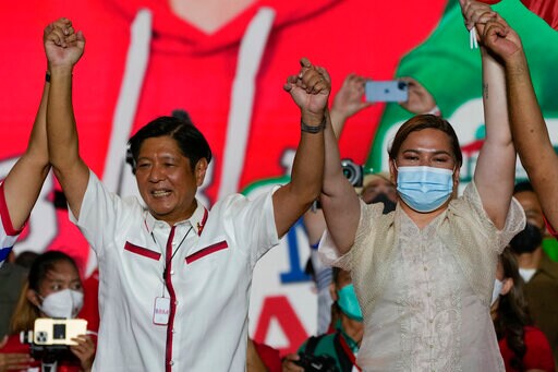Marcos, Duterte New Philippines President and Vice-president