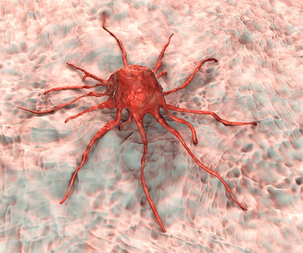 Illustration of a cancer cell
