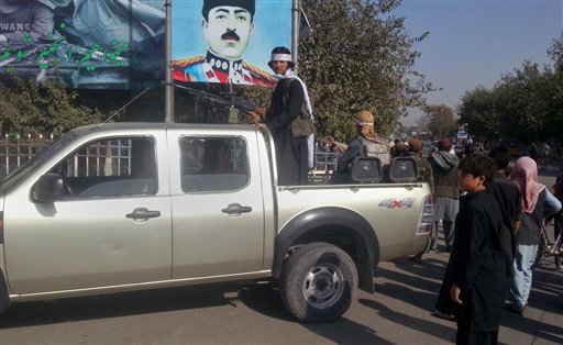 US Airstrikes Back Afghan Push to Retake City from Taliban