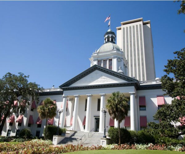 old florida state capital and new state capital in tallahassee