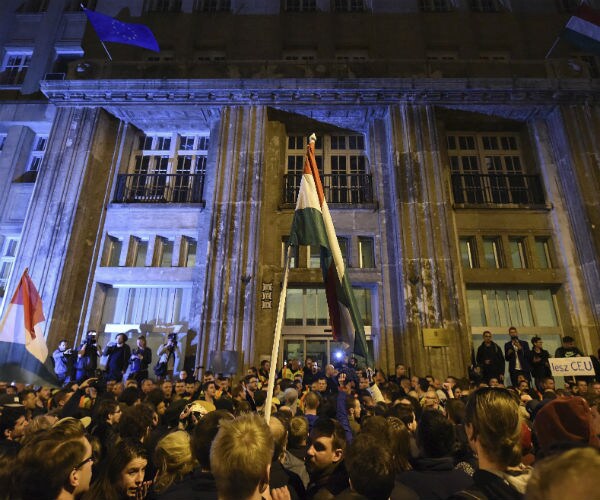 Massive Protest in Hungary Against Bill That Could Oust Soros University
