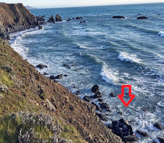 Car Plunges Off Highway Cliff in California, Killing 5 