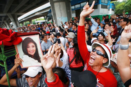 The Latest: Thai Official Says Ex-PM's Whereabouts Unknown