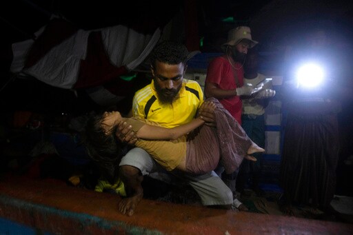 About 140 Rohingya Muslims on Wooden Boat off Indonesia's Coast as Residents Refuse to Let Them Land