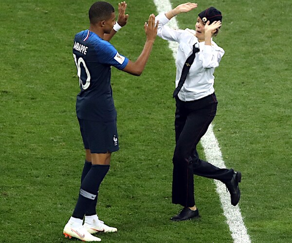 Russia Protest Group Pussy Riot Interrupts World Cup Final