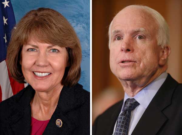 Ariz. Democrat Kirkpatrick to Challenge McCain for Senate